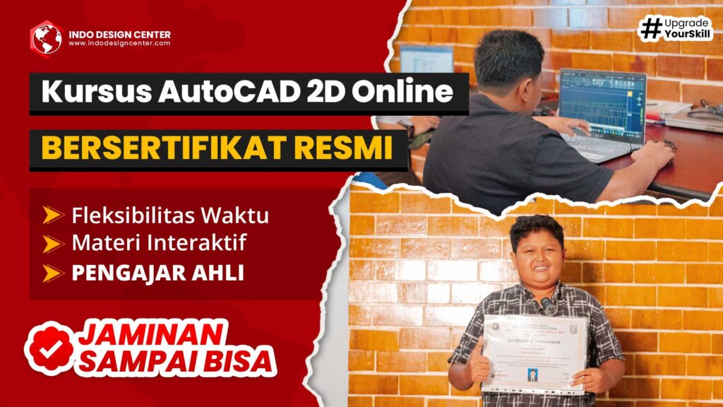 Kursus AutoCAD 2D Online Bersertifikat Resmi