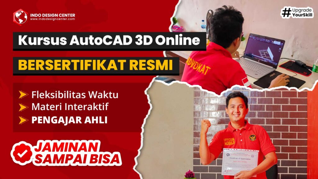Kursus AutoCAD 3D Online Bersertifikat Resmi