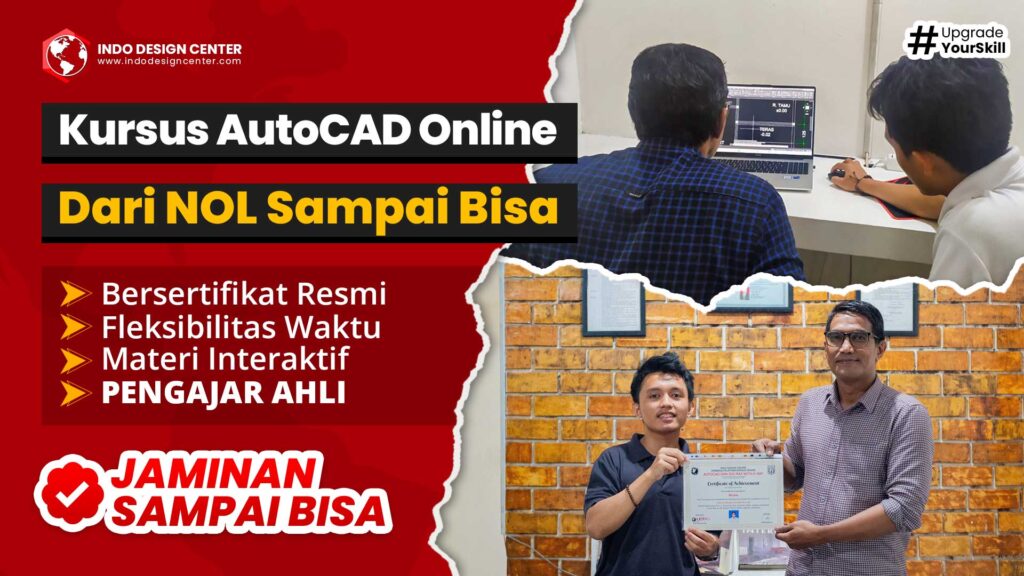 Kursus AutoCAD Online dari NOL Sampai Bisa