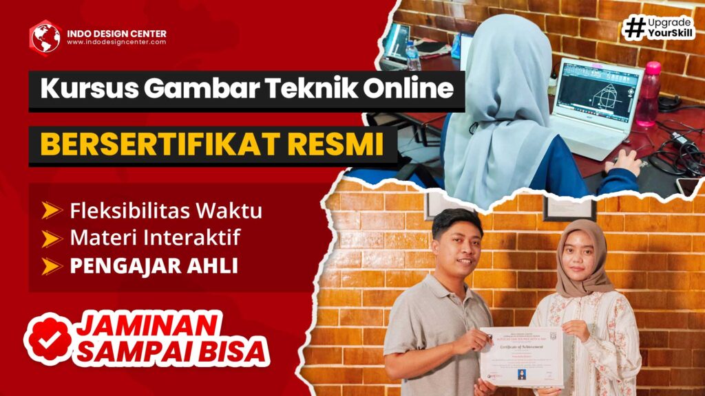 Kursus Gambar Teknik Online Bersertifikat Resmi