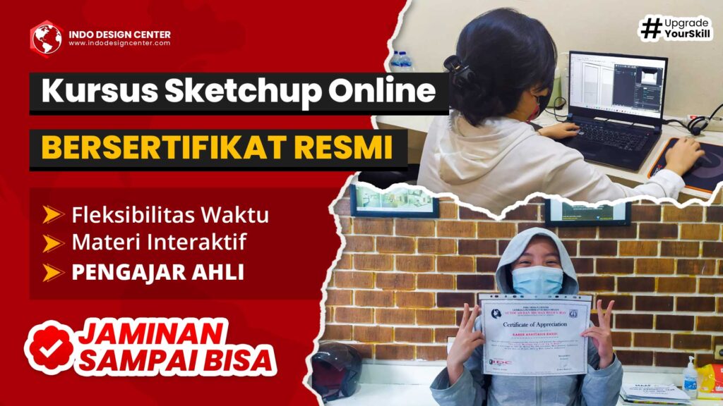 Kursus Sketchup Online Bersertifikat Resmi