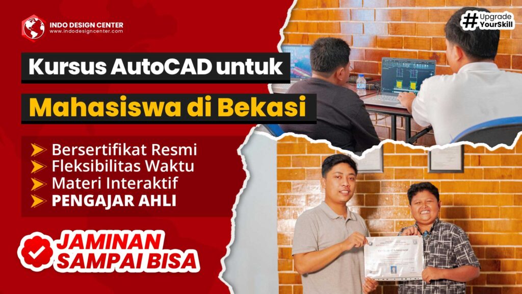 Kursus AutoCAD untuk mahasiswa di Bekasi