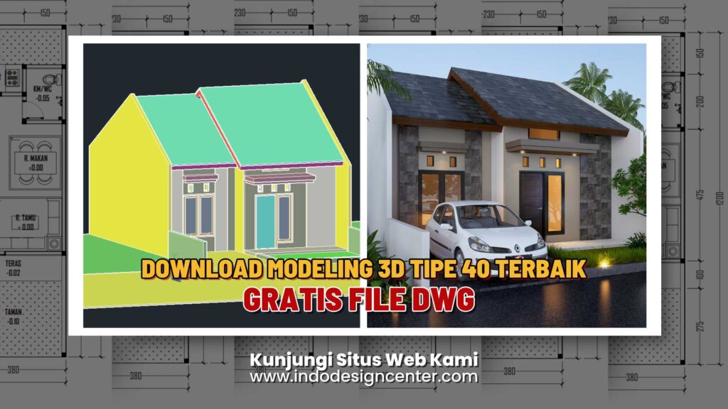 Download Modeling 3D Eksterior Tipe 40 a