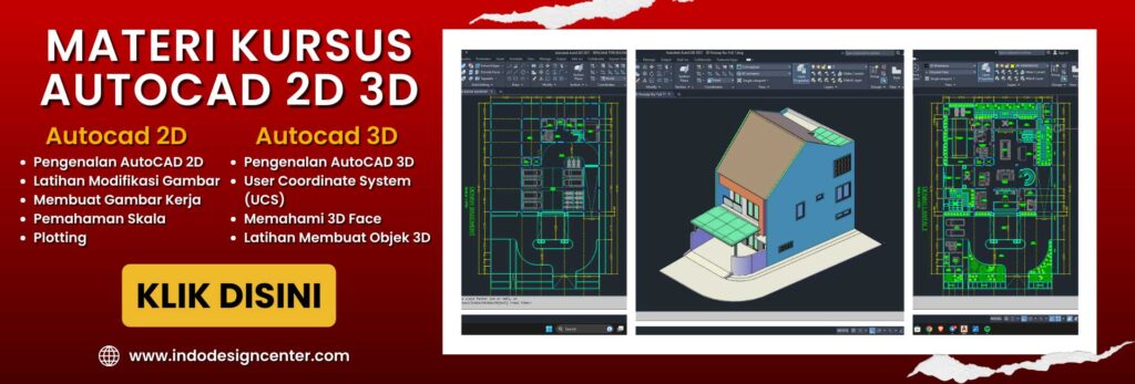 Kursus Autocad Pemula di Bantar Gebang, Bekasi