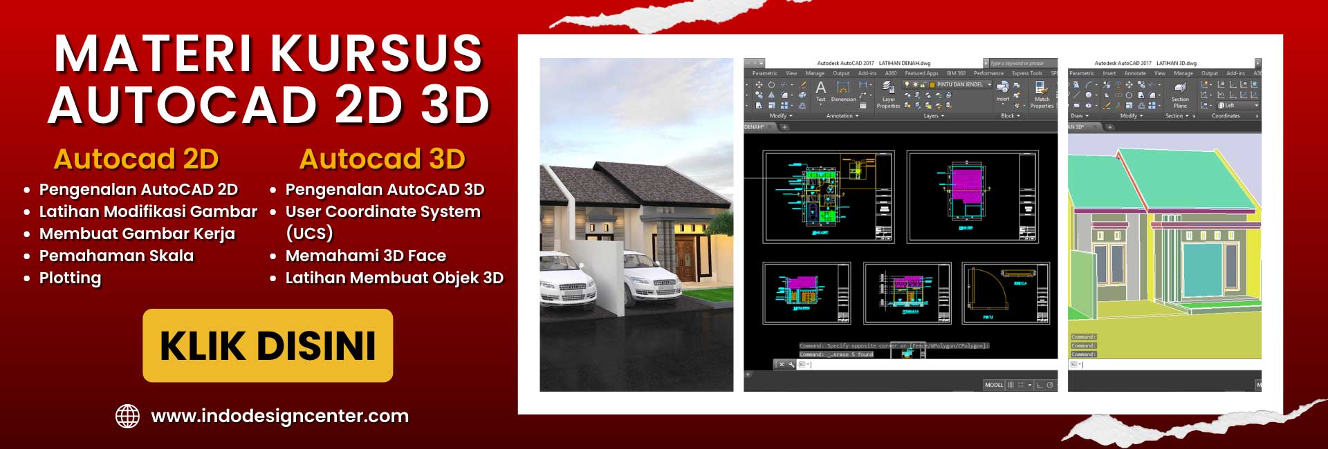 Kursus Autocad Pemula di Bekasi Barat, Bekasi