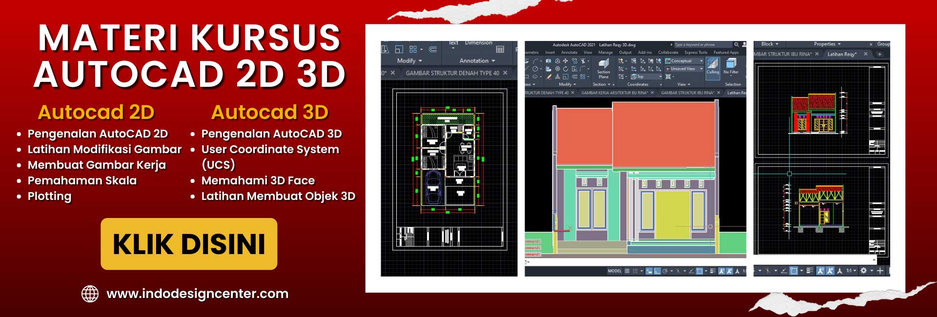 Kursus Autocad Pemula di Kayuringin Jaya, Bekasi