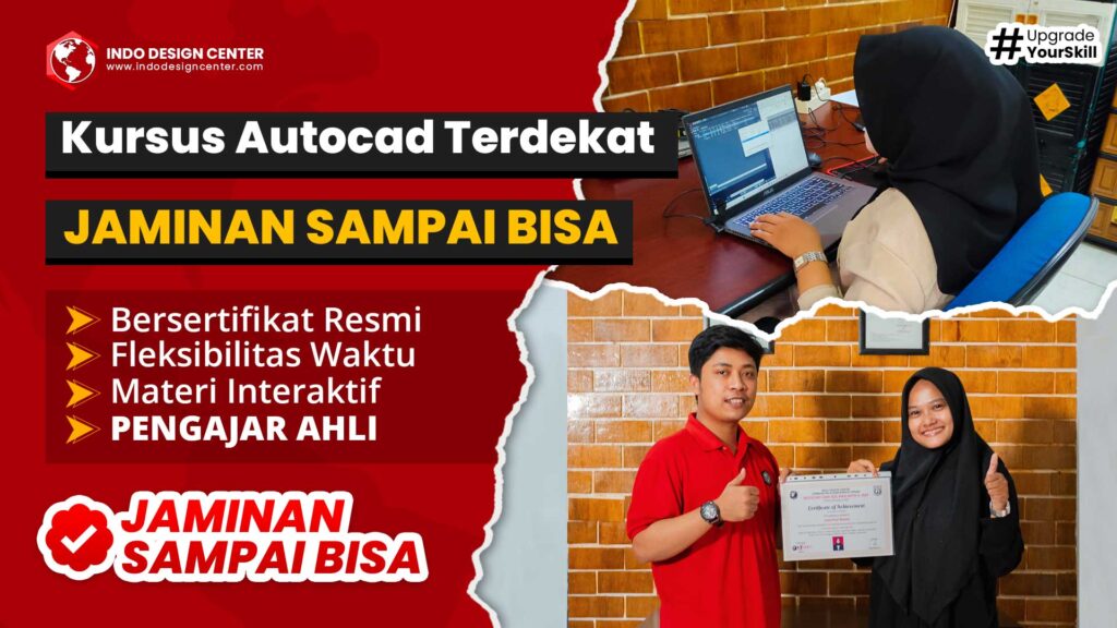 Kursus Autocad terdekat JAMINAN SAMPAI BISA