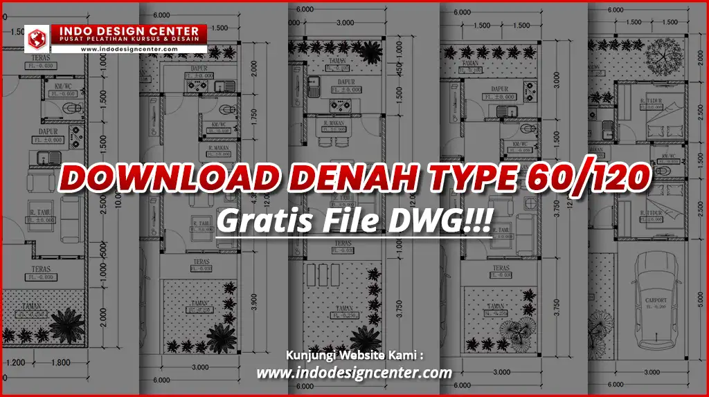 Kumpulan Denah Tipe 60 c Terbaik