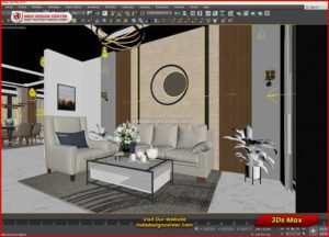 Contoh Desain Interior Kursus Autocad 2D 3D 3Ds Max Kode 001
