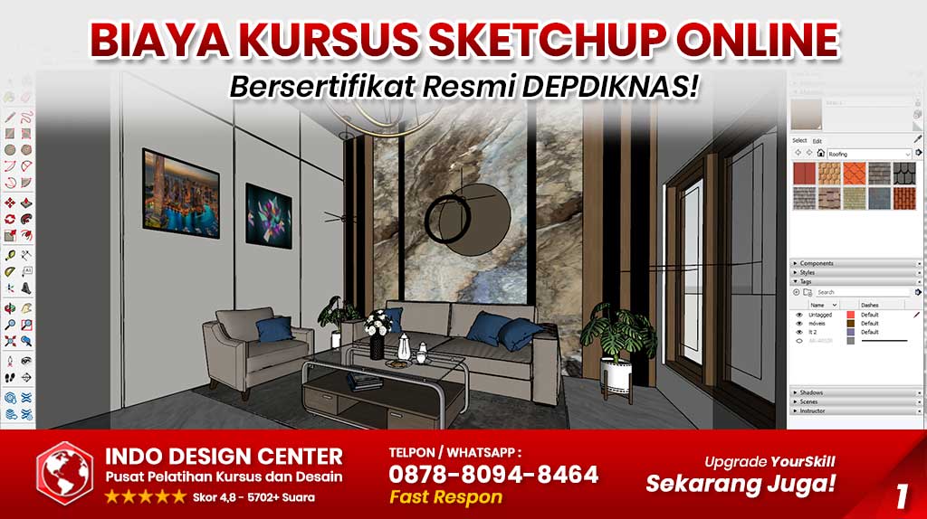 Biaya Kursus SketchUp Online
