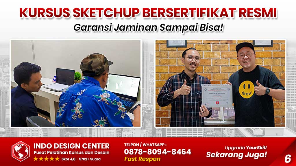 Kursus SketchUp Bersertifikat