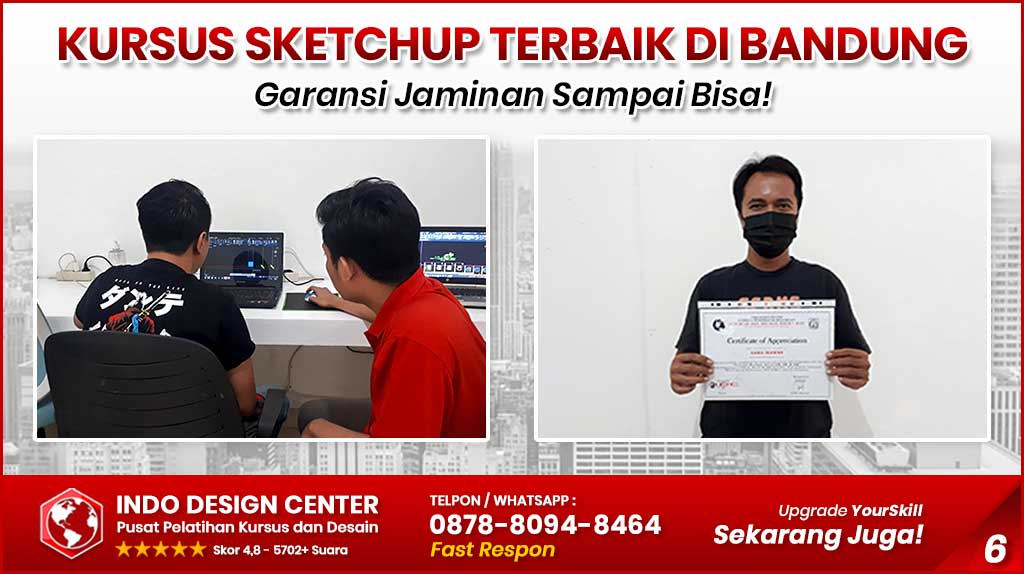 Kursus SketchUp Terbaik di Cicendo, Kota Bandung