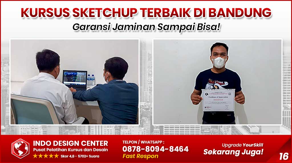 Kursus SketchUp Terbaik di Kiaracondong, Kota Bandung