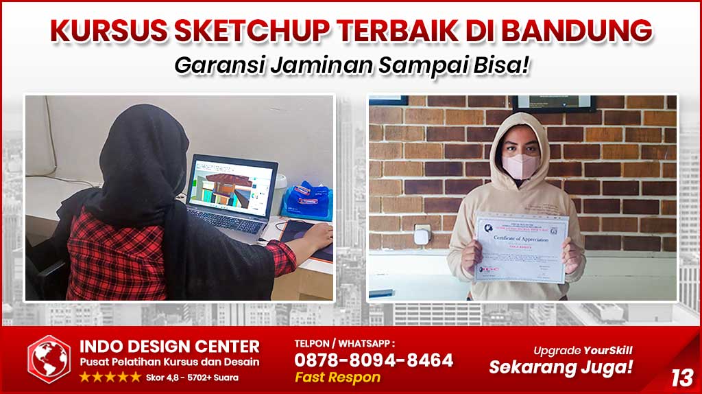 Kursus SketchUp Terbaik di Lengkong, Kota Bandung