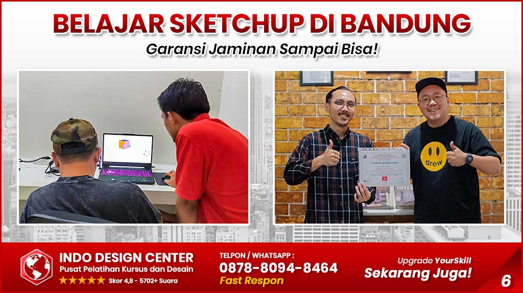 Belajar SketchUp di Bandung Kursus Sketchup