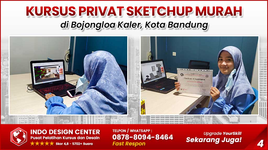 Kursus Privat SketchUp Murah di Bojongloa Kaler Kota Bandung