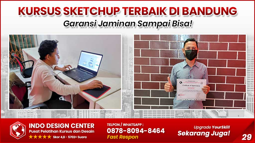 Kursus SketchUp Terbaik di Cinambo, Kota Bandung