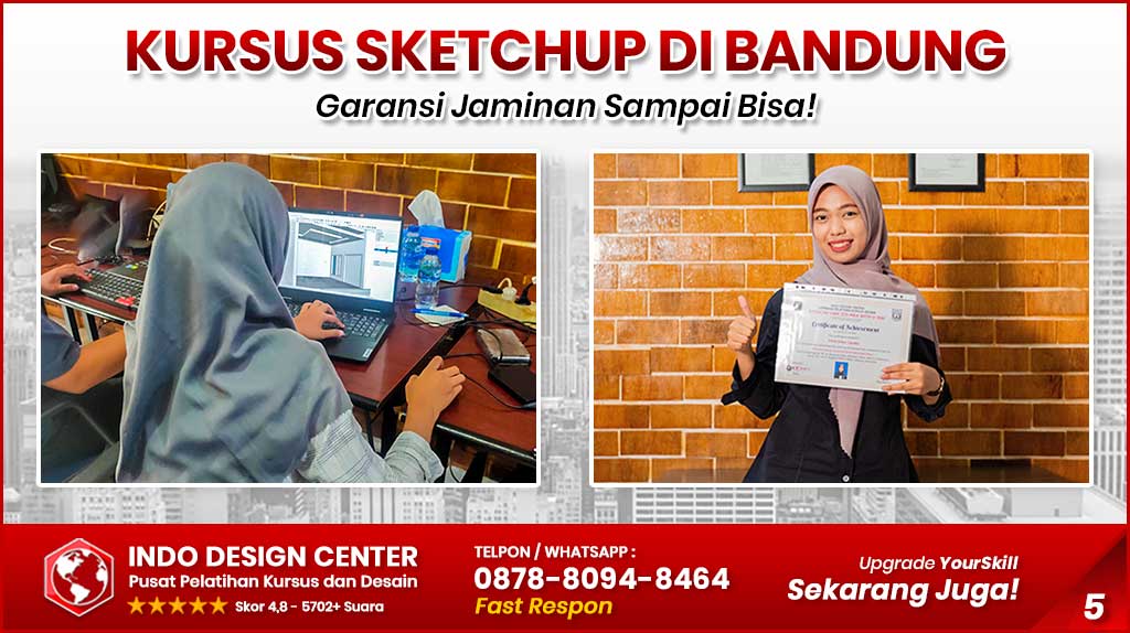 Kursus SketchUp di Bandung Desain Eksterior