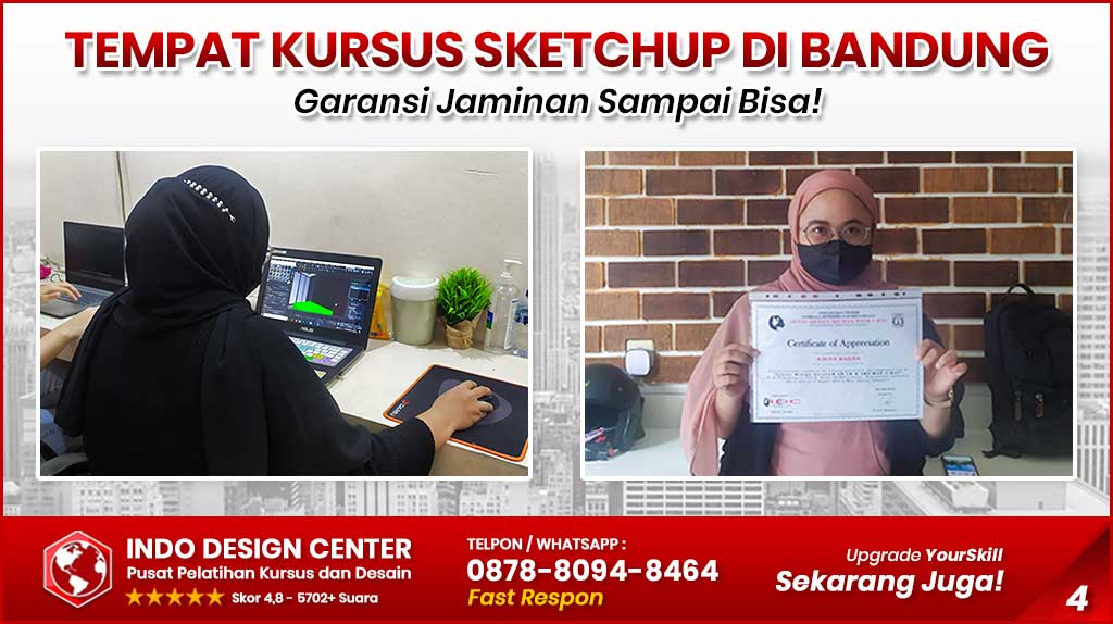 Tempat Kursus SketchUp Murah di Bojongloa Kaler, Kota Bandung