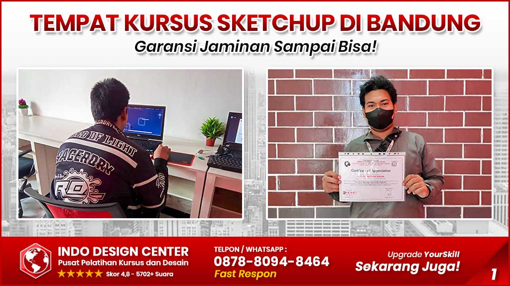 Tempat Kursus SketchUp Murah di Sukasari Kota Bandung