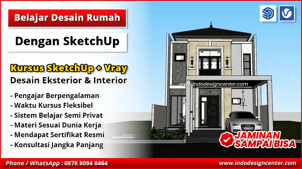 Belajar Desain Rumah dengan SketchUp di Jakarta