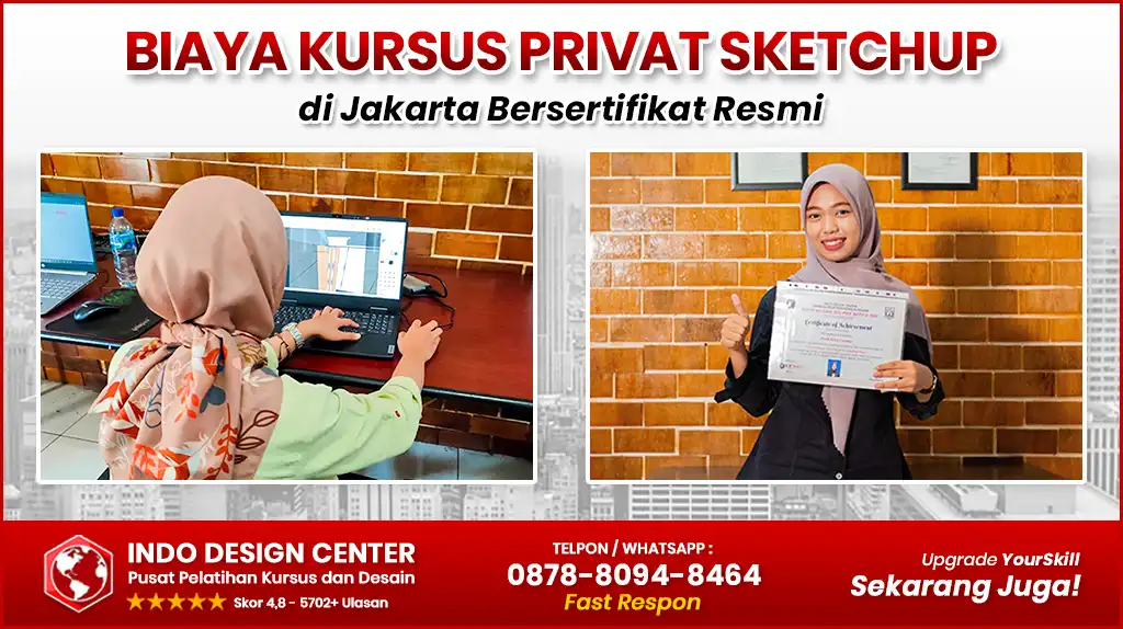Biaya Kursus Privat SketchUp di Jakarta