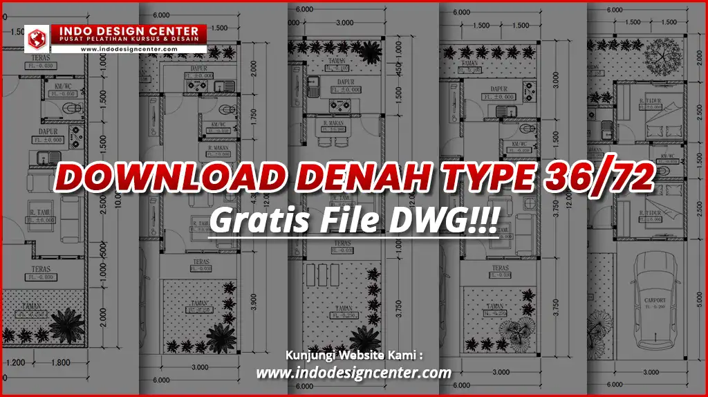 Download Denah Rumah Type 36 Kode 01