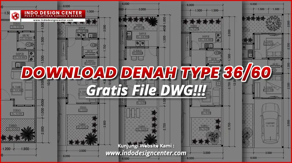 Download Denah Rumah Type 36 Kode 10