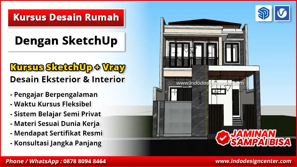Kursus Desain Rumah dengan SketchUp di Jakarta
