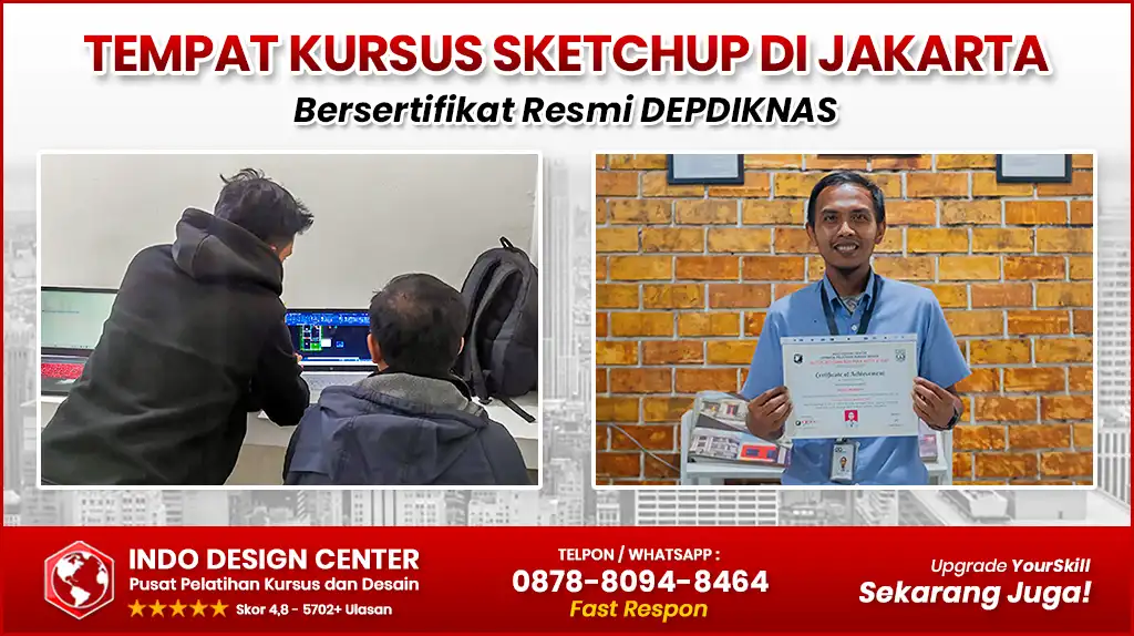 Tempat Kursus SketchUp Terdekat di Jakarta