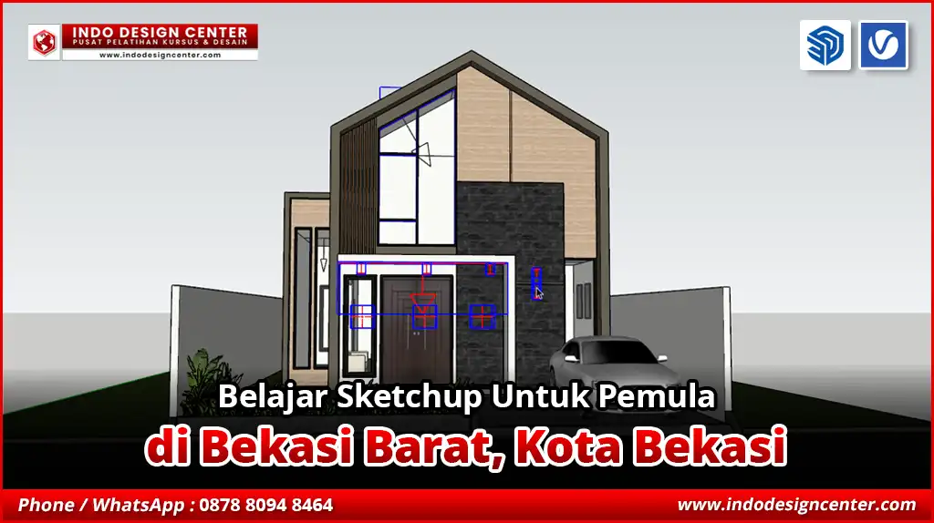 Belajar SketchUp Untuk Pemula di Bekasi Barat, Kota Bekasi