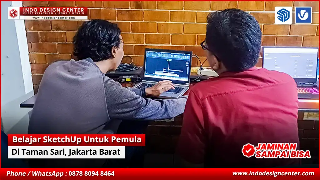 Belajar SketchUp Untuk Pemula di Taman Sari, Jakarta Barat