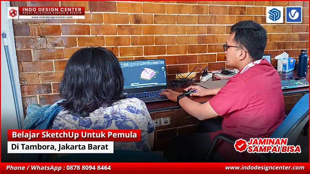 Belajar SketchUp Untuk Pemula di Tambora, Jakarta Barat