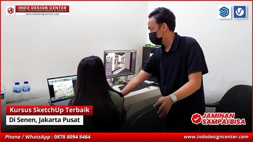 Kursus SketchUp Terbaik - Bersertifikat di Senen, Jakarta Pusat