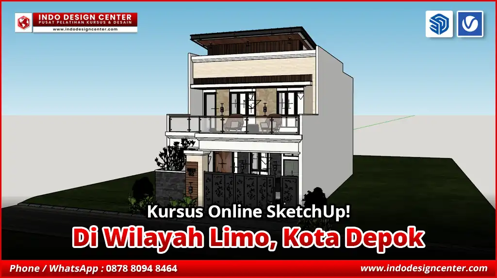 Kursus Online SketchUp di Limo, Kota Depok