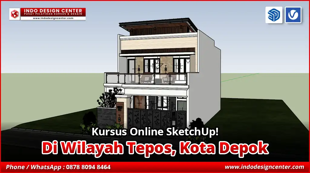 Kursus Online SketchUp di Tapos, Kota Depok