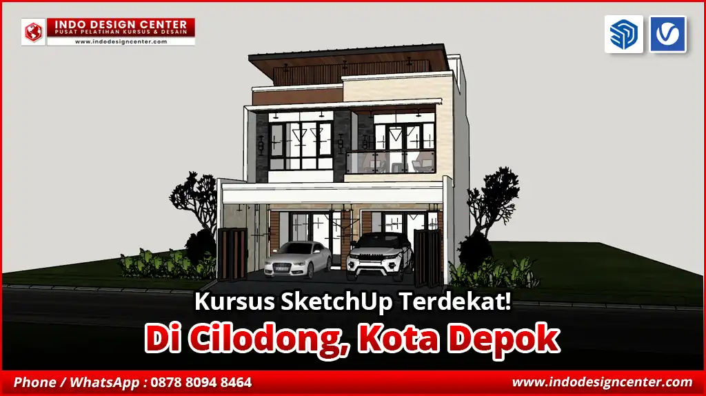 Kursus SketchUp Terdekat di Cilodong, Kota Depok