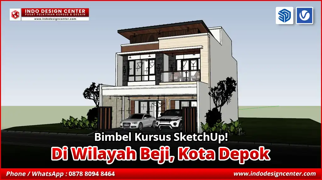 Bimbel Kursus SketchUp di Beji, Kota Depok