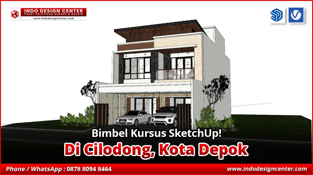 Bimbel Kursus SketchUp di Cilodong, Kota Depok