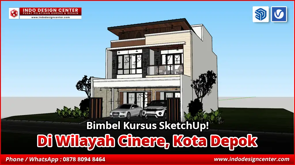 Bimbel Kursus SketchUp di Cinere, Kota Depok