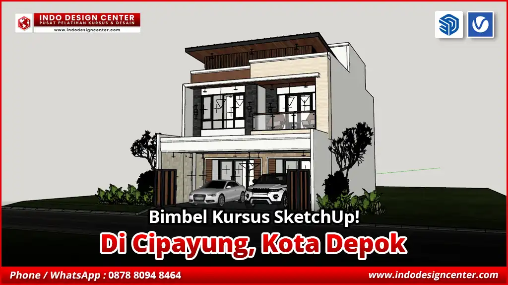 Bimbel Kursus SketchUp di Cipayung, Kota Depok