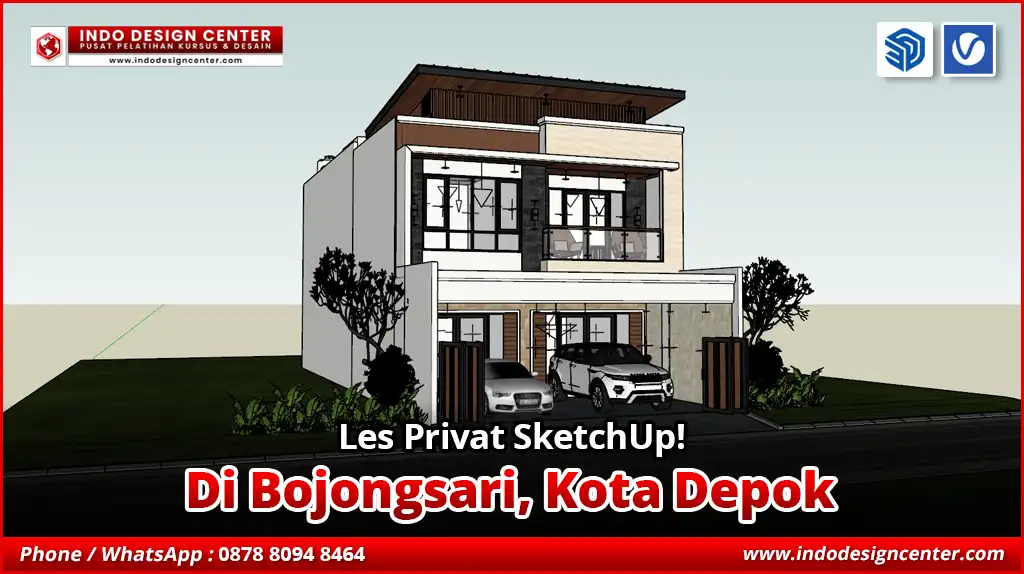Les Privat SketchUp di Bojongsari, Kota Depok