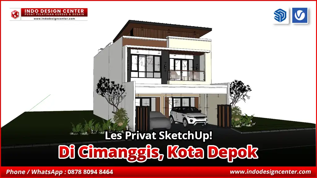 Les Privat SketchUp di Cimanggis, Kota Depok