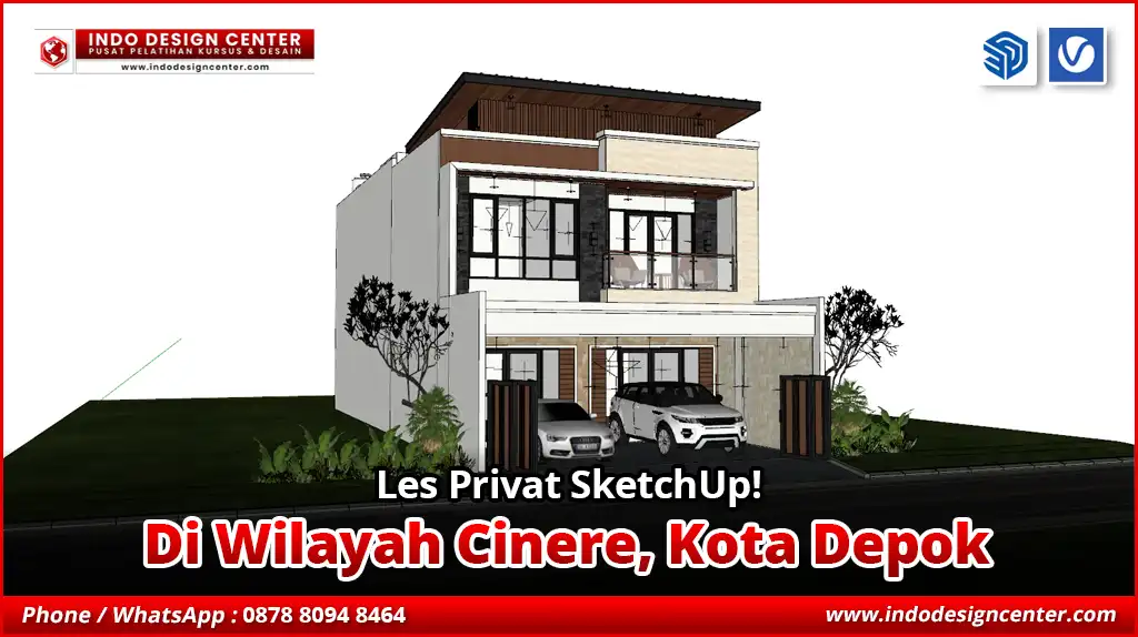 Les Privat SketchUp di Cinere, Kota Depok