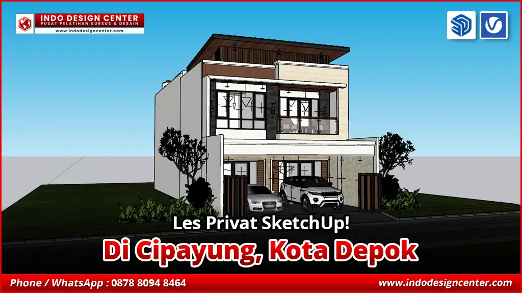 Les Privat SketchUp di Cipayung, Kota Depok