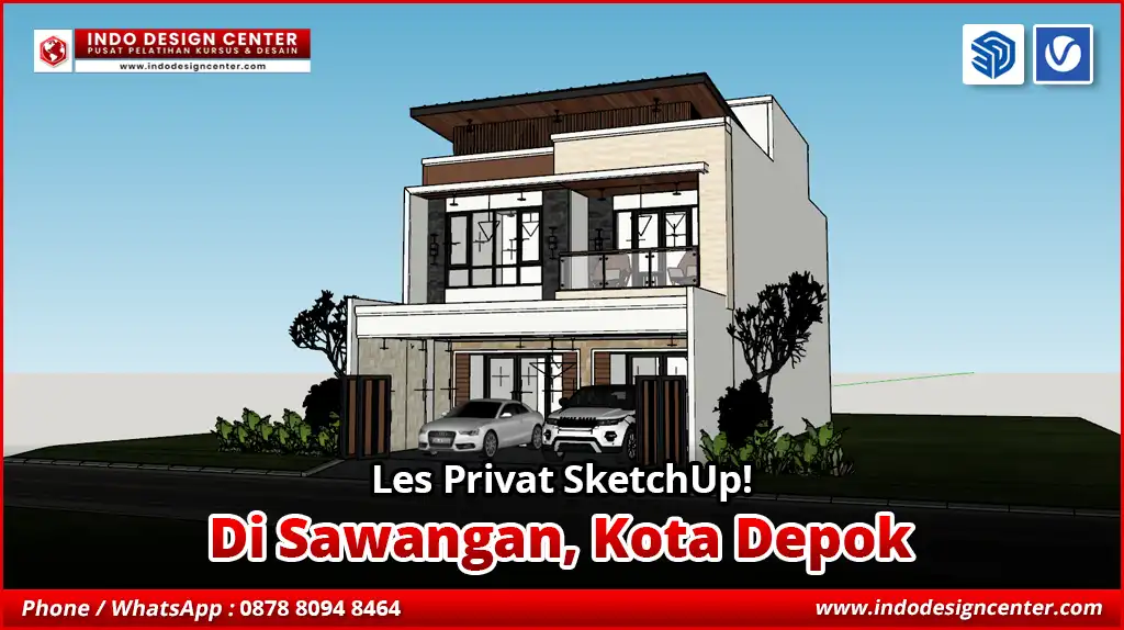 Les Privat SketchUp di Sawangan, Kota Depok