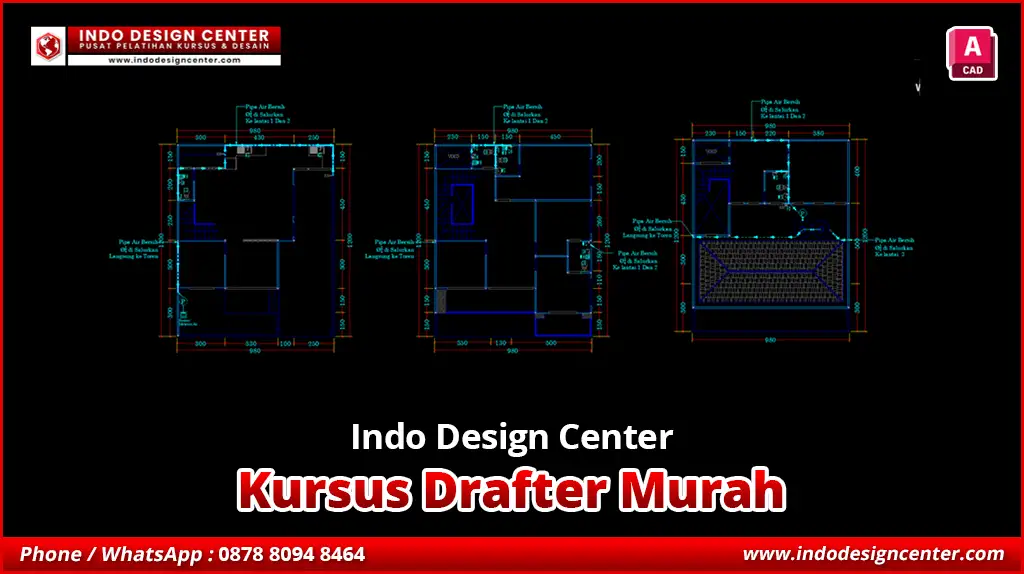 Kursus Drafter Murah di Ciputat Timur, Tangerang Selatan