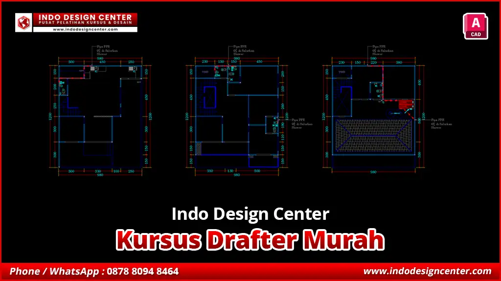 Kursus Drafter Murah di Pamulang, Tangerang Selatan