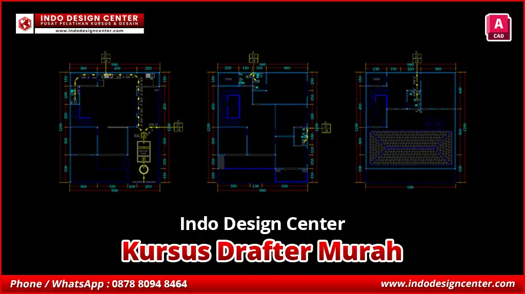 Kursus Drafter Murah di Pondok Aren, Tangerang Selatan