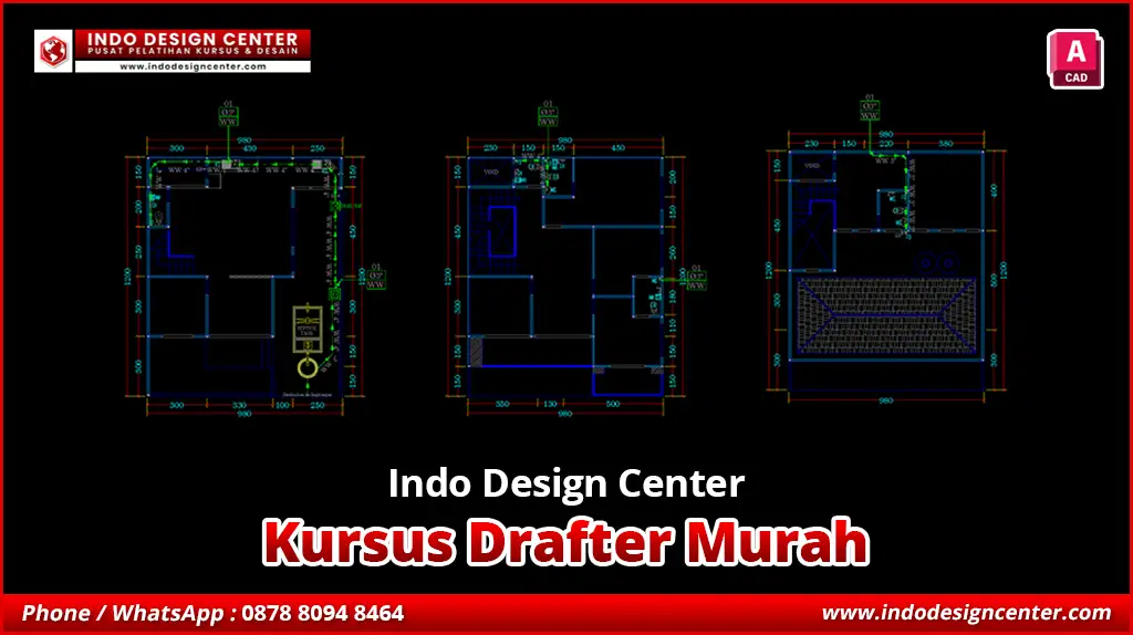 Kursus Drafter Murah di Serpong, Tangerang Selatan